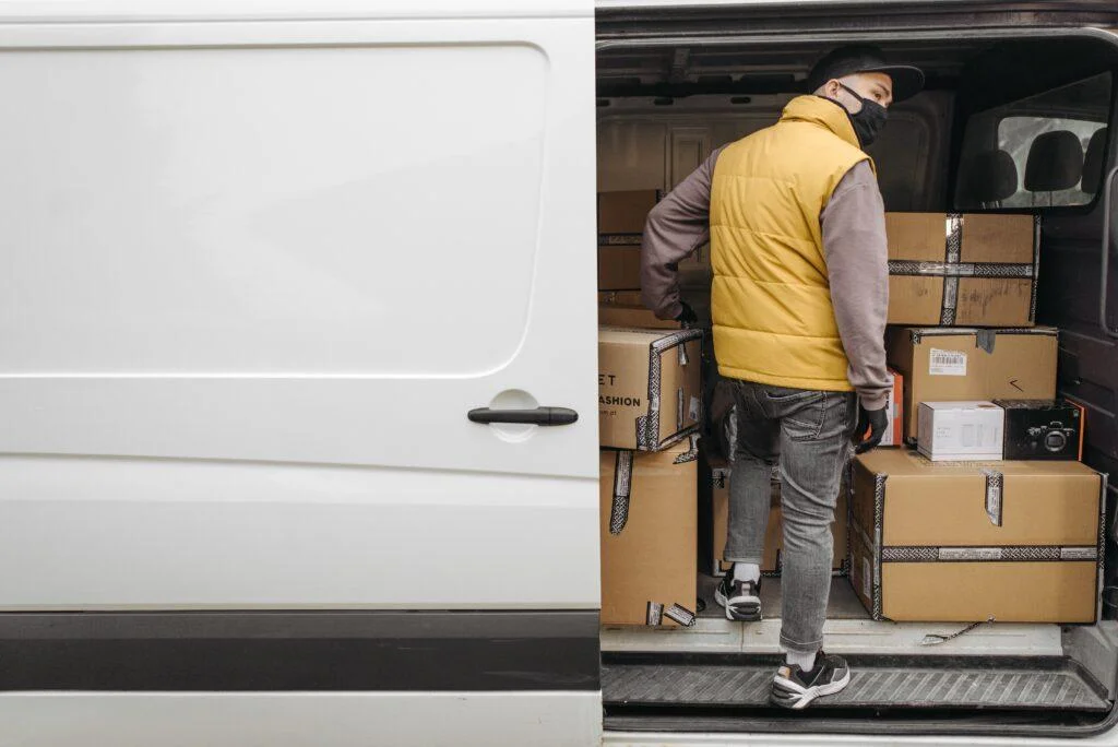 "Online courier van quote"